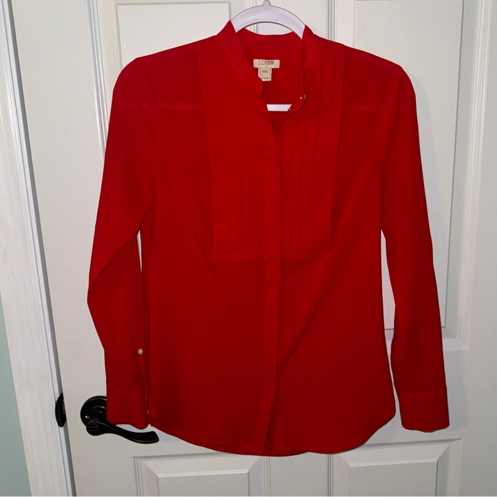 Tuxedo blouse